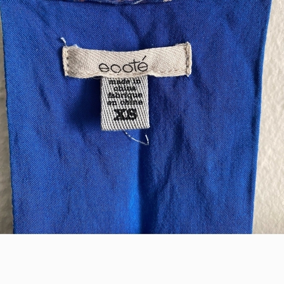 Ecote Blue Dress Mini - Picture 2 of 4